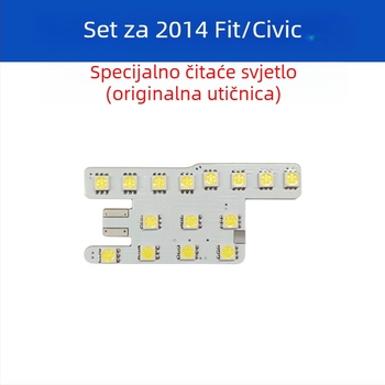 LED unutarnje svjetlo za čitanje – set za Honda 11. generacije Fit/Civic, tri komada, 12V, 3W, LED 5050