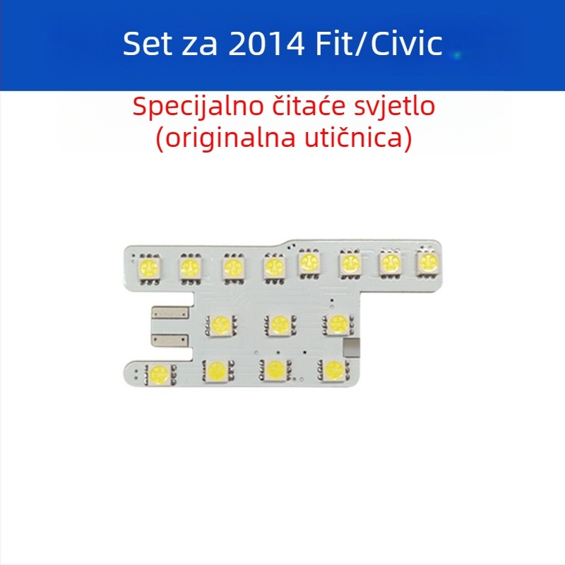 LED unutarnje svjetlo za čitanje – set za Honda 11. generacije Fit/Civic, tri komada, 12V, 3W, LED 5050