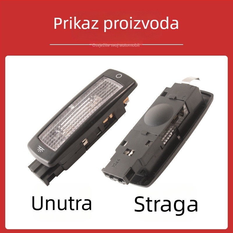 Zadnje krovno svjetlo za čitanje – Sokamai, plastika, dio 3B0947291, kompatibilno s Tiguan, Passat, Sharan, Golf 4, Bora