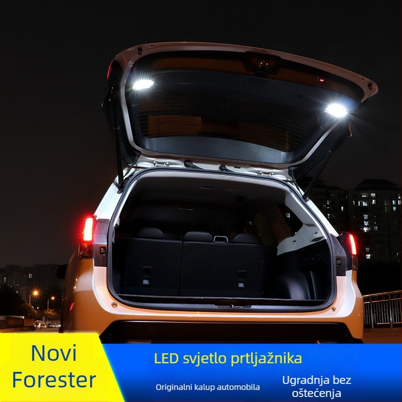 Spire LED stropna svjetiljka za Subaru Forester (2019–2021); 5W LED izvor, unutarnje svjetlo za čitanje i osvjetljenje prtljažnika