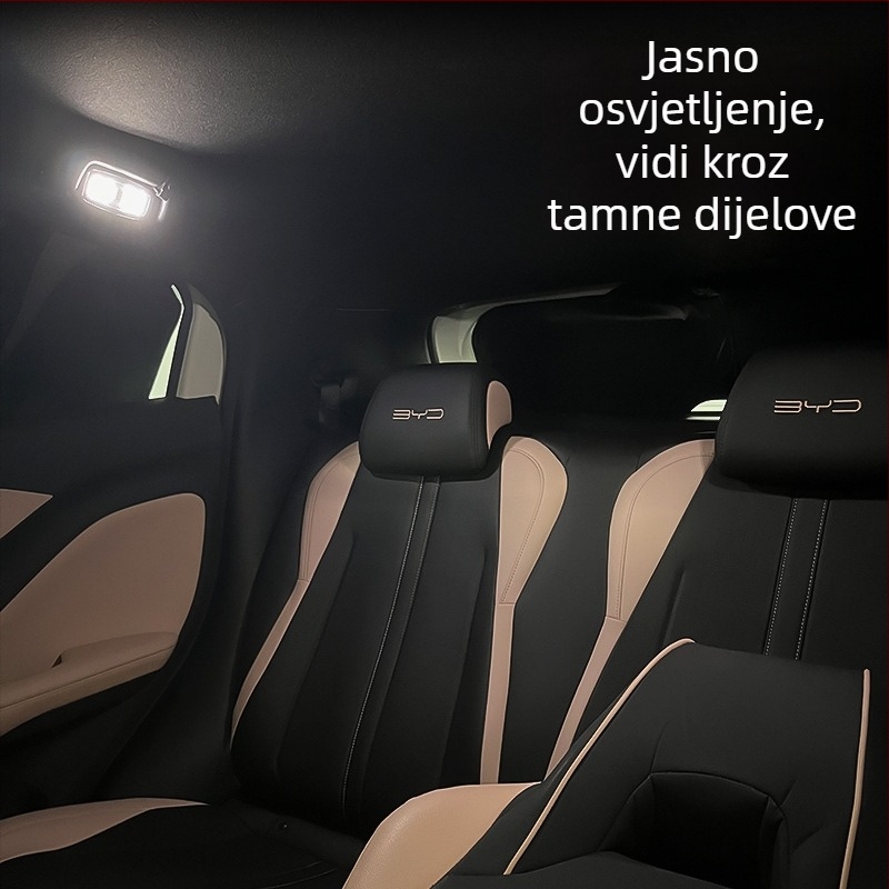 LED unutarnje svjetlo za BYD Seagull – stražnje svjetlo za čitanje, dodirni bočni ručicu za upravljanje, automatsko osvjetljenje pri otvaranju vrata; 3W LED, Seagull