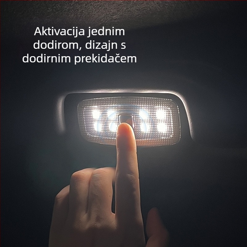 LED unutarnje svjetlo za BYD Seagull – stražnje svjetlo za čitanje, dodirni bočni ručicu za upravljanje, automatsko osvjetljenje pri otvaranju vrata; 3W LED, Seagull