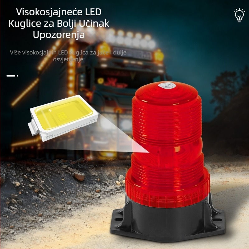 LED gornje svjetlo za vozilo s magnetskim ugradnjom – 15W, 12-24V, SMD