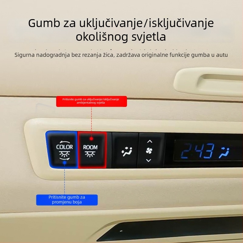 Krovna ambijentalna rasvjeta za Alfa/Willfa 30-40 serija – inteligentno dinamično ambijentalno osvjetljenje