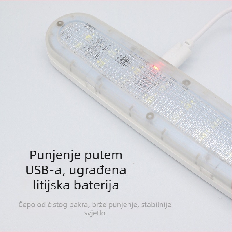 LED čitaća lampica za unutrašnjost automobila s ambijentalnim osvjetljenjem (Tip Y-977; Model 977; LED izvor; Snaga 2.2W; Napon 5V)