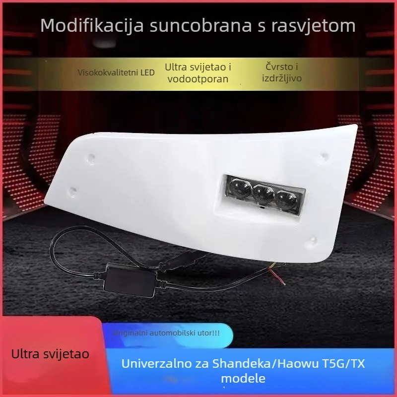 LED krovo svjetlo za teška vozila Shande Kahaowo T5G/TX, 24V, 30W, 1.5A, LED izvor