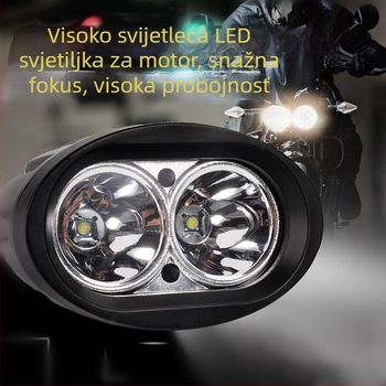 LED reflektor za krov automobila i motocikla, 20W, 12-80V, 6000 lm, IP68, vijek trajanja 50 000 h