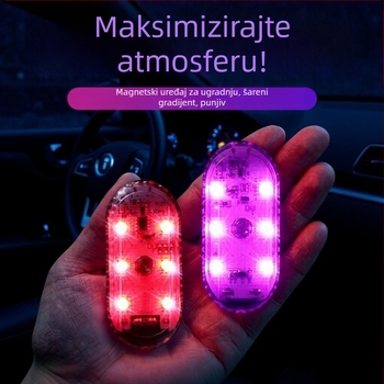 XR Automobilska USB LED svjetiljka s dodirnim upravljanjem za čitanje i krovo hitnog osvjetljenja, 12V 6W, model 088, kućište PC, universalna kompatibilnost