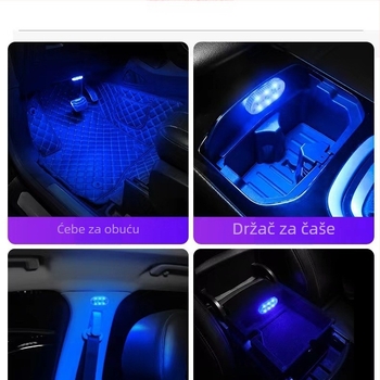 XR Automobilska USB LED svjetiljka s dodirnim upravljanjem za čitanje i krovo hitnog osvjetljenja, 12V 6W, model 088, kućište PC, universalna kompatibilnost