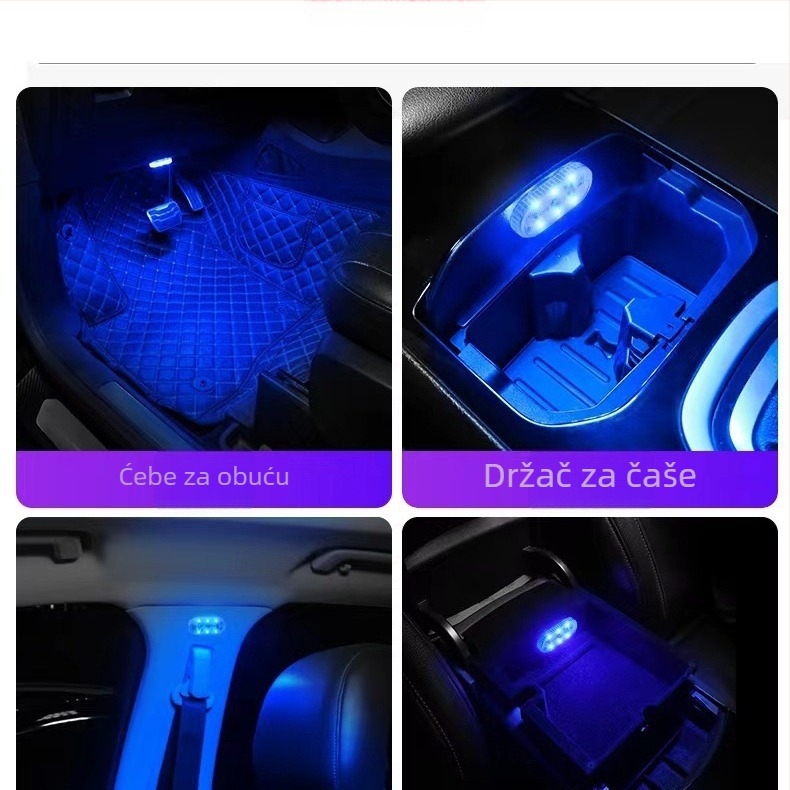 XR Automobilska USB LED svjetiljka s dodirnim upravljanjem za čitanje i krovo hitnog osvjetljenja, 12V 6W, model 088, kućište PC, universalna kompatibilnost
