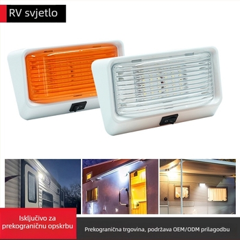 RV krovna LED svjetla — vanjsko osvjetljenje, svjetiljka za čitanje u kabini, univerzalno unutarnje krovsno svjetlo sa širokim rasponom napona