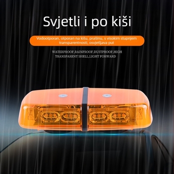 LED krovno upozoravajuće svjetlo za vozila, 36W, snažan magnetski nosač, univerzalna kompatibilnost