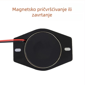 LED magnetsko svjetlo za upozorenje za vozila, za viličare i prometnu opremu, DC12V/DC24V, PC sjenilo + ABS baza, mogućnost prilagodbe