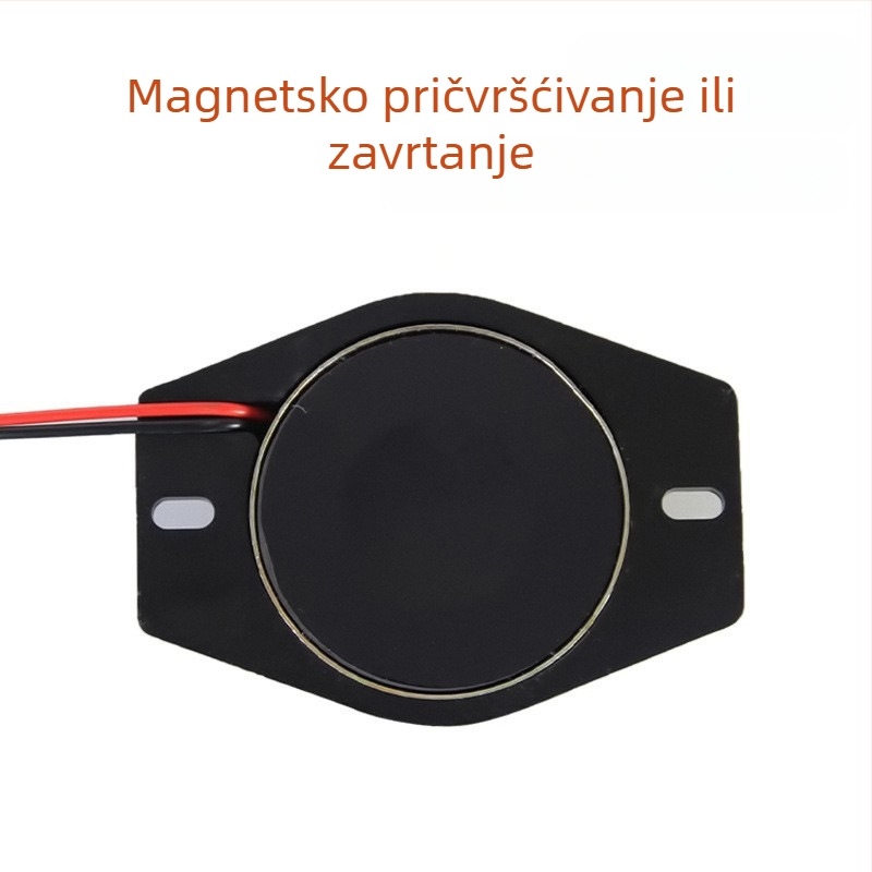 LED magnetsko svjetlo za upozorenje za vozila, za viličare i prometnu opremu, DC12V/DC24V, PC sjenilo + ABS baza, mogućnost prilagodbe