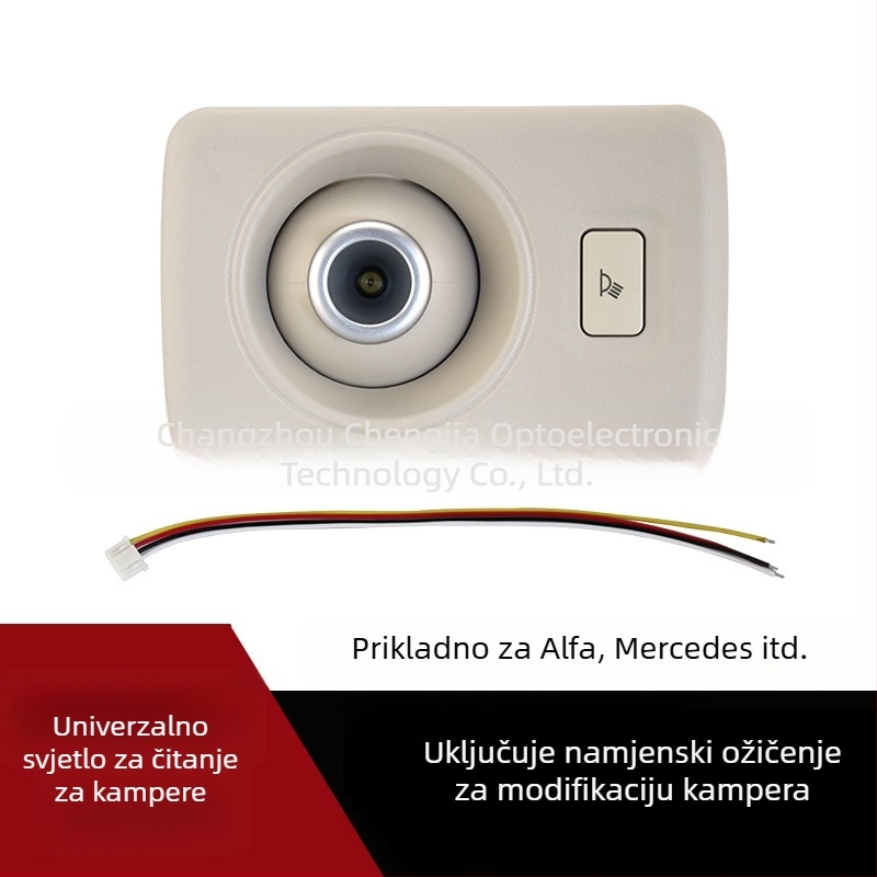 LED svjetlo za čitanje na krovu Alphard RV, unutarnja modifikacija