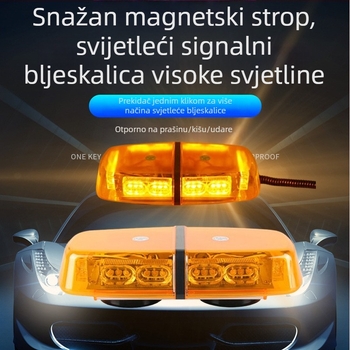 36-LED krovsko svjetlo za inženjerska vozila, magnetski nosač, Hy-01, 12-24V, ABS+aluminij