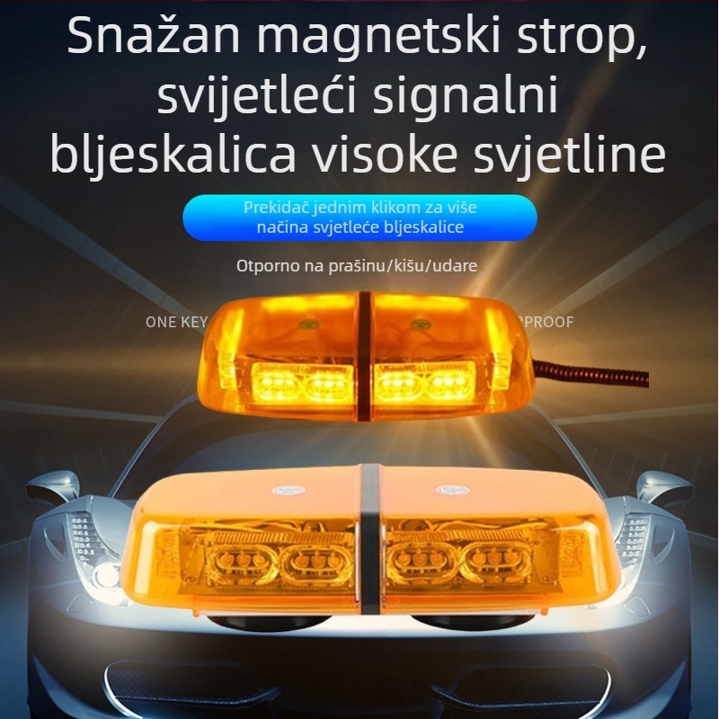 36-LED krovsko svjetlo za inženjerska vozila, magnetski nosač, Hy-01, 12-24V, ABS+aluminij