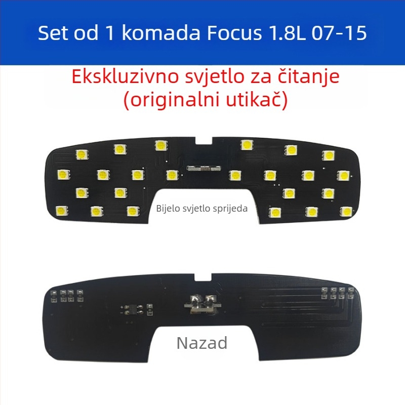 Fox 2.0 set krovnog LED rasvjetnog sustava za auto, 5050SMD LED, 12V DC, 3W, 2.0 trodijelni set
