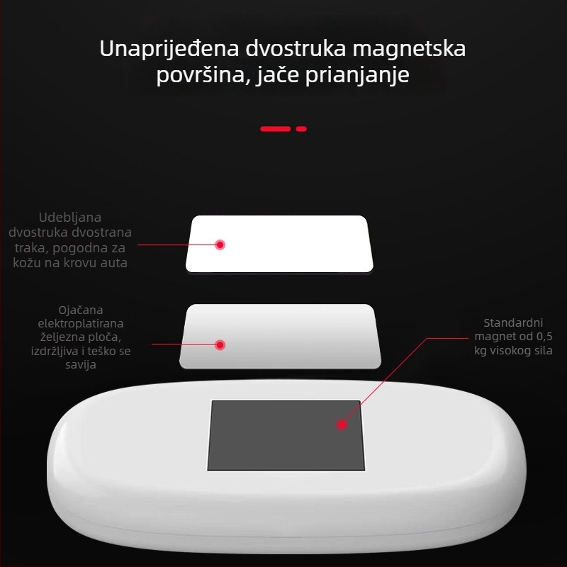 Unutarnje svjetlo za krov automobila, RGB LED, model MS-031, 1,6W, PVC+LED