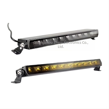 Crne LED trake za off-road vozila, ultra-tanke, LED rasvjet s refrakcijom za prednji branik, krov i rešetku, 6000K, univerzalno