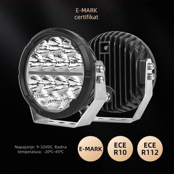 Auto LED reflektor za off-road vozila, montaža na krov ili prednji dio • 70W • 9-30V DC • 6000K • 5000-7700 lm • Model D065