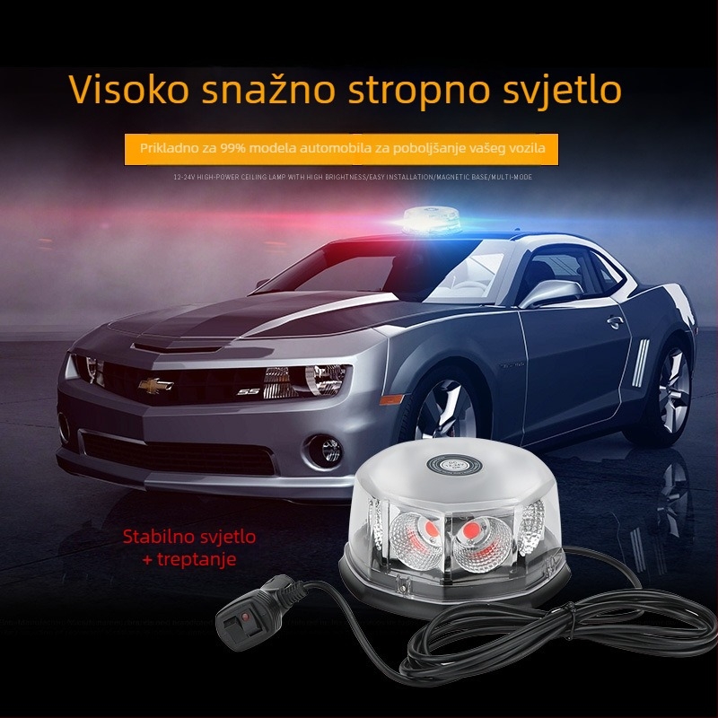 Stropno stroboskopno svjetlo, LED 16W, ≤36V, Univerzalna kompatibilnost