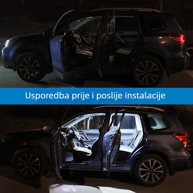 LED lampica za čitanje za Subaru Forester 2013-2018: unutarnje stropno svjetlo i prtljažni dodatak