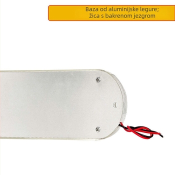 LED krovno svjetlo za vozila – COB, 12-80V, 12W, aluminijska podloga, model Cob-d2