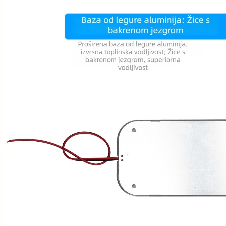 LED krovsko svjetlo za vozila – kristalno unutarnje svjetlo kabine za čitanje, 12-24V, 10W, 500 lm