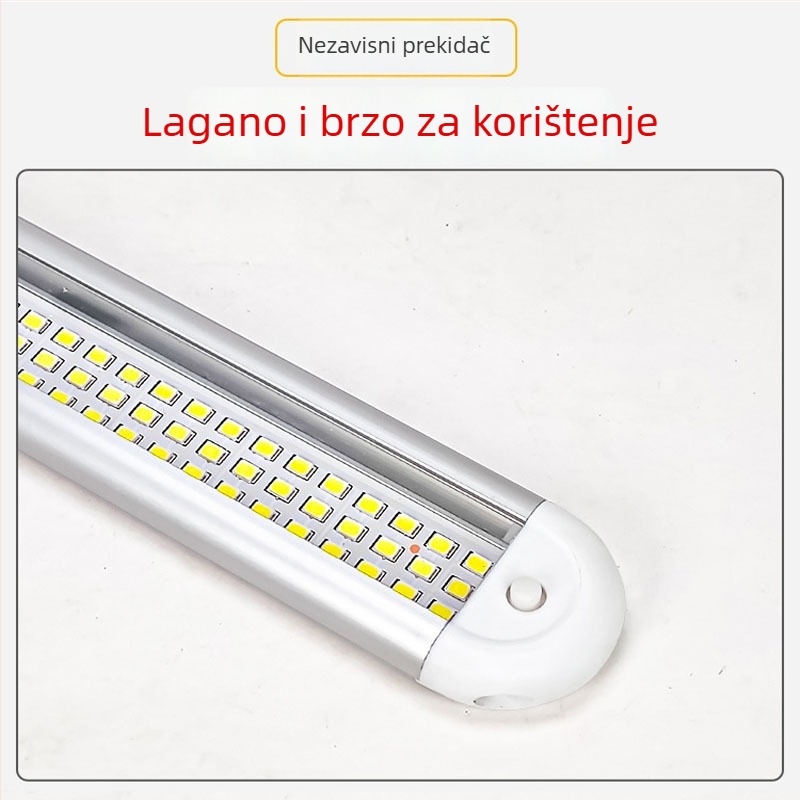 LED krožno svjetlo za vozila – ulaz 12-85V, 12W, model DD-3p, svjetlo za čitanje u kabini i prtljažniku, za kamione, kombije i putnička vozila