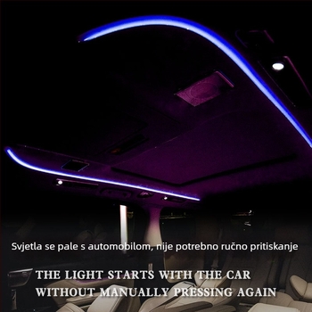 Modul plafonske ambijentalne rasvjete za Alphard/Vellfire 30. seriju, automatska promjena boje, uvijek uključen