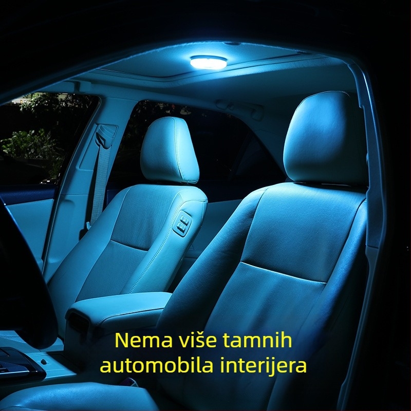 Unutarnje LED svjetlo za čitanje u automobilu, kružni trobojni model, 4W, 3V, 400mA, montaža ljepilom
