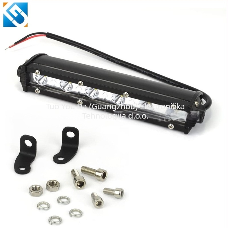 LED traka za auto, 18W, 3500 lm, 6000K, aluminijska legura, jednostruka red, univerzalno