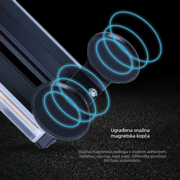 LED svjetlo za krov vozila, COB dugačko stropno upozoravajuće svjetlo, 100W, 2.5A, aluminijska legura