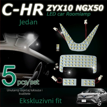 VOXY NOAH 80 Series LED lampica za čitanje – set unutarnje rasvjete automobila, 12V, 2W, 200lm, 5050 LED