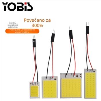 Automobilska COB LED svjetiljka za unutrašnjost i prtljažnik, 12V, 3.34W, 6000 lm, vijek trajanja 5000 h