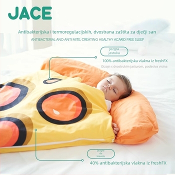 Dječja spavaća vreća za bebe, zima, 100% pamuk, za 0–12 mjeseci, anti-kick dizajn