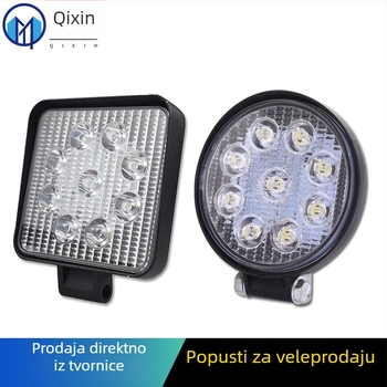 LED radna svjetiljka 27W 12V, aluminijsko kućište, za off-road vozila, krovni reflektor, vijek trajanja 50 000 h