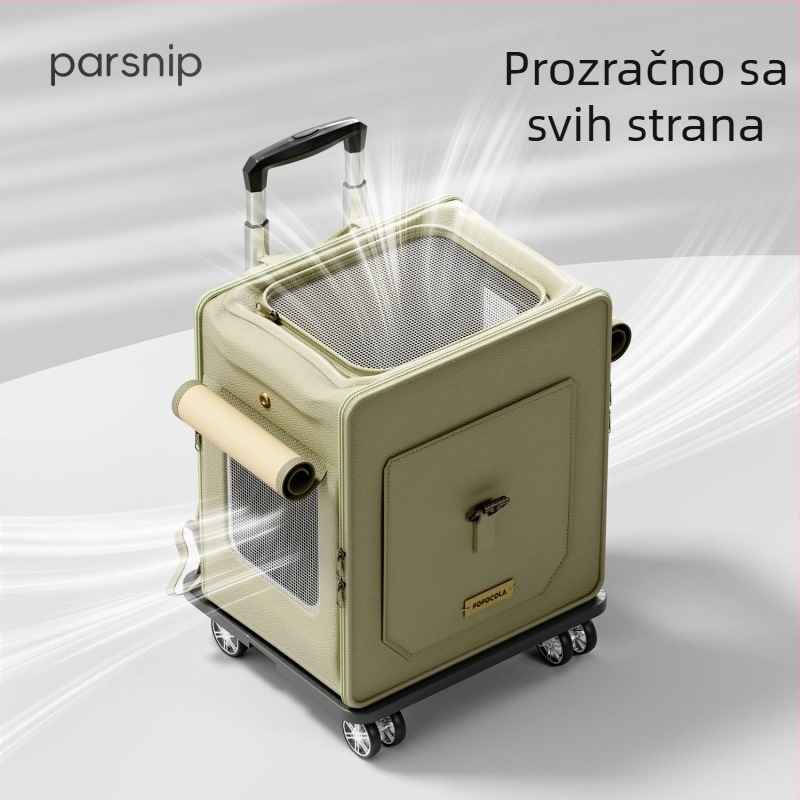 POPO Torba za kućne ljubimce za mačke i pse – PU materijal, Kapacitet 60, Srednja tvrdoća