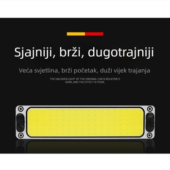Auto krovno svjetlo s COB LED, 10W, 12V, aluminijsko kućište, univerzalna kompatibilnost