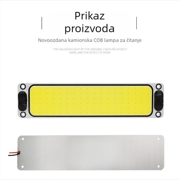Auto krovno svjetlo s COB LED, 10W, 12V, aluminijsko kućište, univerzalna kompatibilnost