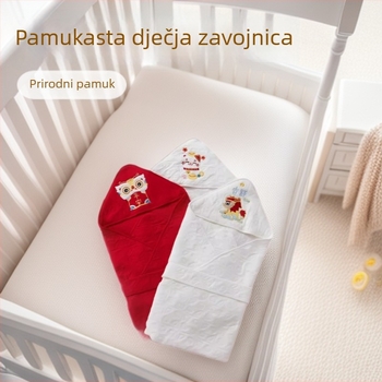 Deka za zavijanje novorođenčadi, 100% pamuk, Baby Bear, za uzrast 0-12 mjeseci (do 80 cm), proljeće-ljeto-jesen-zima, sigurnosna klasa A