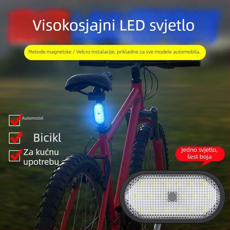 Auto LED krovno svjetlo, model Y-039, snaga izvora svjetla 2W, struja 200 mA, napon 5V