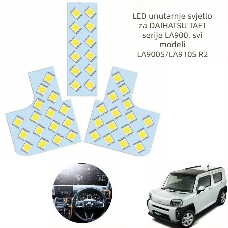 LED svjetlo za krov auta LA900S/LA910S — 12V, 24W, 5000 lm, vijek trajanja 20000 h