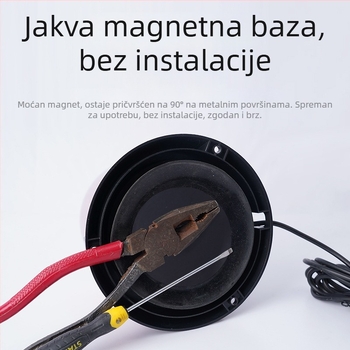Solarno napajano rotirajuće upozoravajuće svjetlo, vodootporno, model JSD06-1, 1.5W/5V, za školske autobuse