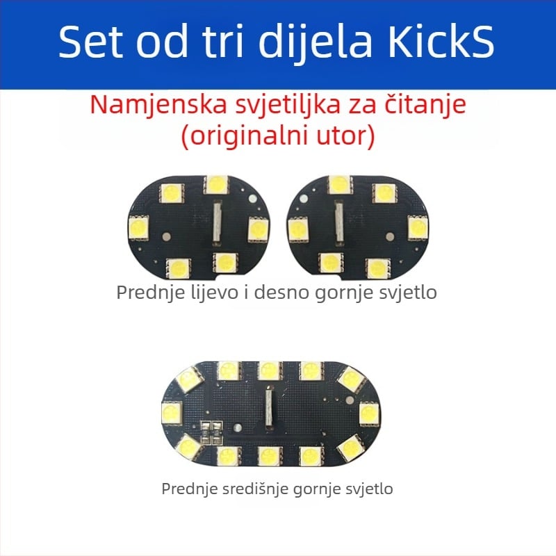 LED krovno svjetlo Nissan Qashqai – 12V, 3W, 8000 lm, 5050 LED