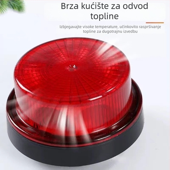 LED rotirajući strobe bočna svjetlost za kamione, 12-24V, vodootporni ABS