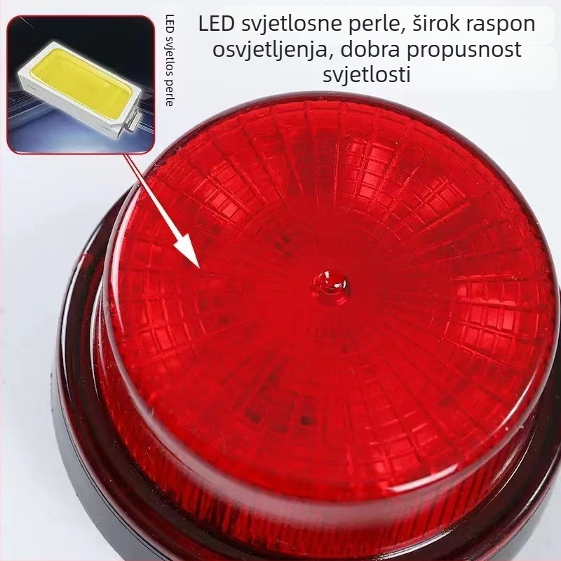 LED rotirajući strobe bočna svjetlost za kamione, 12-24V, vodootporni ABS