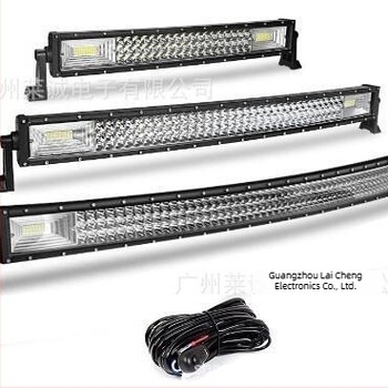 Auto LED traka – vodootporna, troredna zakrivljena, 9-32V, LED-ovi 3030, 6000K