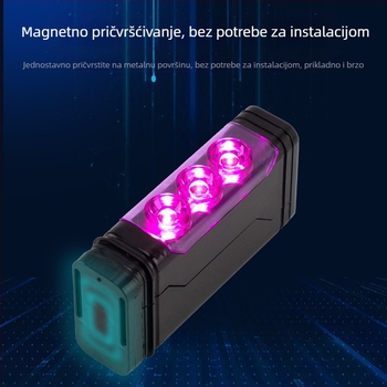 LED svjetlo za upozorenje s magnetnim ugradnjom za cestovne barijere, visoka svjetlost, 179 lm, 5.2W, 6.5V, 0.8A, 3–5 godina